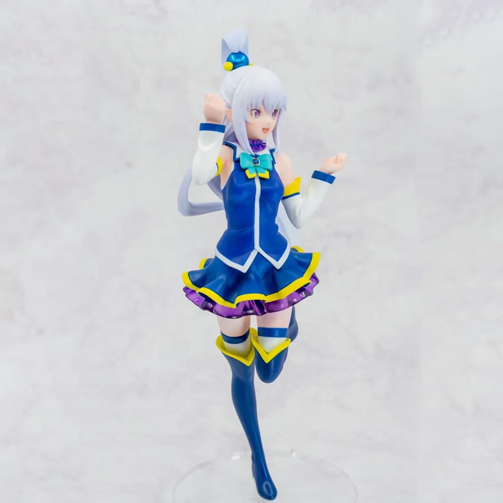 Zhongkaihua Re:0 - Figura de Emilia Aqua Outfit Anime Estatua de 20 cm de