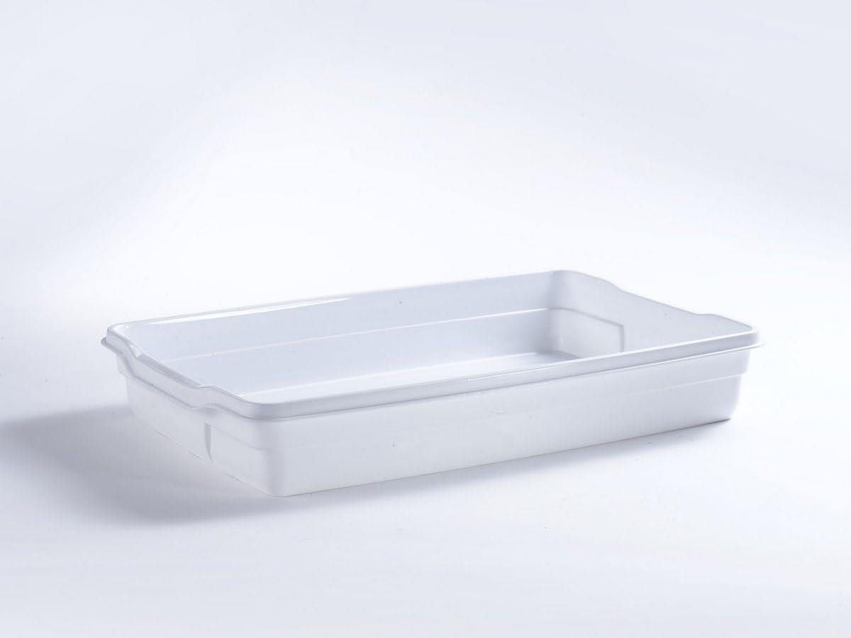 Curver 219975 45 x 30 x 12 cm Plastic Rectangular Angled Cake Box, White