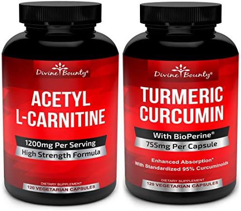 Acetyl L-Carnitine & Turmeric Curcumin with BioPerine Bundle