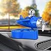 shuhauk Air Fresheners for Car | Solar Airplane Car Scent Diffuser,Vehicle Accessories Aromatherapy Odor Eliminator for Driver RV SUV Sedan Truck Men Birthday Christmas #2