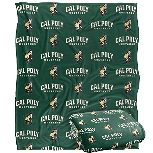 California Polytechnic State University Blanket, 50"x60" Logo Pattern Silky Touch Super Soft Throw Blanket