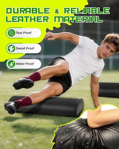 image for Wibeelee 2 PCS Football Step Over Dummy PU Football Tackling Dummy Wat