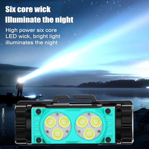 Genérico Linterna De Cabeza LED - Luz Frontal para Manos Libres | Equipo Portátil Con Multi-Modos Para Trabajar, Correr, Buceo Nocturno, Senderismo, Caza y Espeleología - imagen 9
