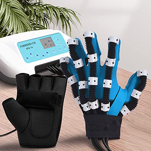 ZZBB Rehabilitation Robot Gloves Hand Stroke Hemiplegia Finger Rehabilitation Brace, Hand Training Finger Orthotics Device Assistive Gloves Finger Flexion Correction - Image 8