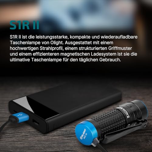 OLIGHT S1R II kompakte 1000 Lumen Taschenlampe
