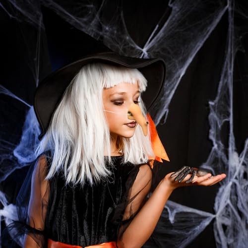 YUYWWAN Nez de Sorciere, Accessoire Halloween Faux Nez, Nose de Sorcière Latex avec Cordon Élastique pour Enfants Adultes Halloween Cosplay Accessoires de Déguisement de Fête (1pc) – vue 3