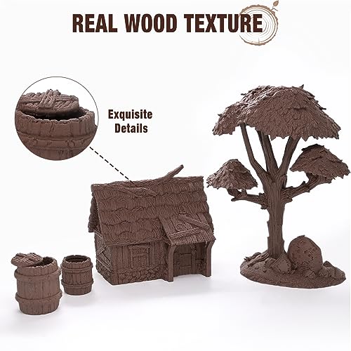 Image of OVV3D Wood PLA Filament 1.75mm, Black Walnut Wood 3D Printer Filament, Add More Than 30% Real WoodFiber, Matte and Frosted 1.75 WoodPrinting 1kg