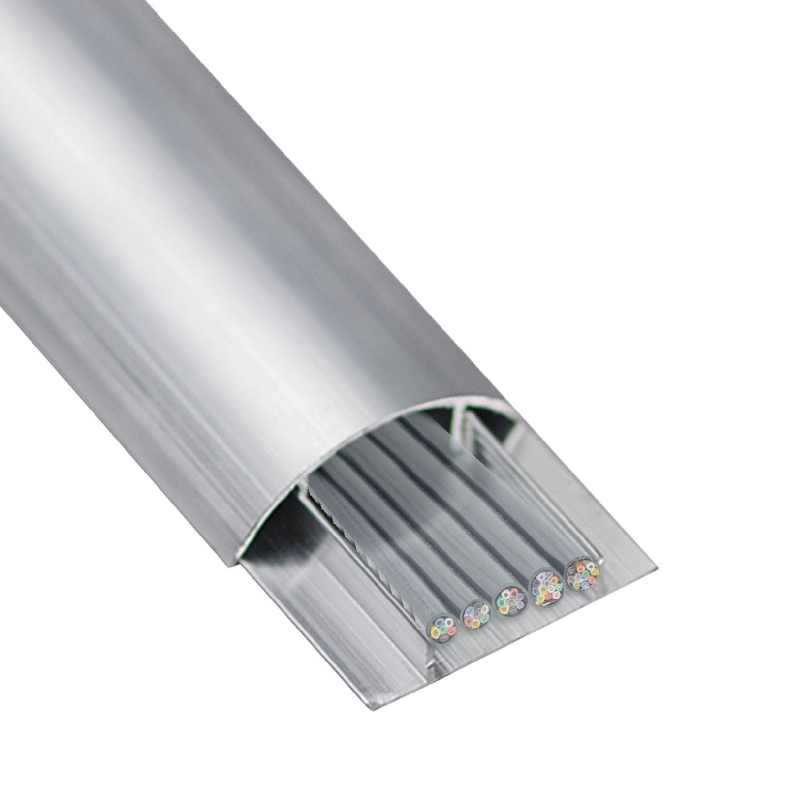 Canaleta Cables Suelo Ligero Cubrecables De Suelo/Protector De Cables, Gestión De Cables En El Suelo Evite Tropiezos con Los Cables, Oficinas Aulas Salas De Ejercicio Ocultador De Cables Y Pasacables