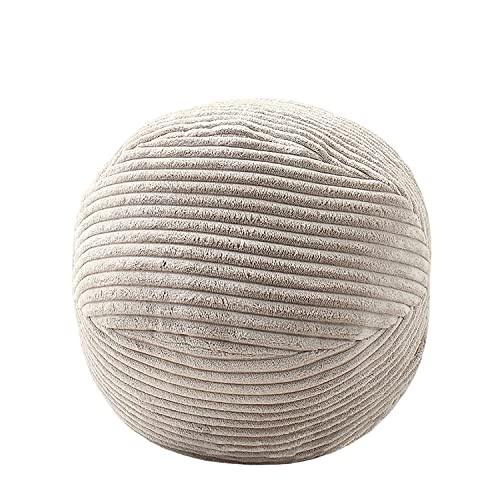 Nordic Style Soft Throw Pillow with Geometric Shape. Flower Throw Pillow. Cloud Throw Pillows. The Pillow. Cushion, Cushion. (Ball, Light Grey)