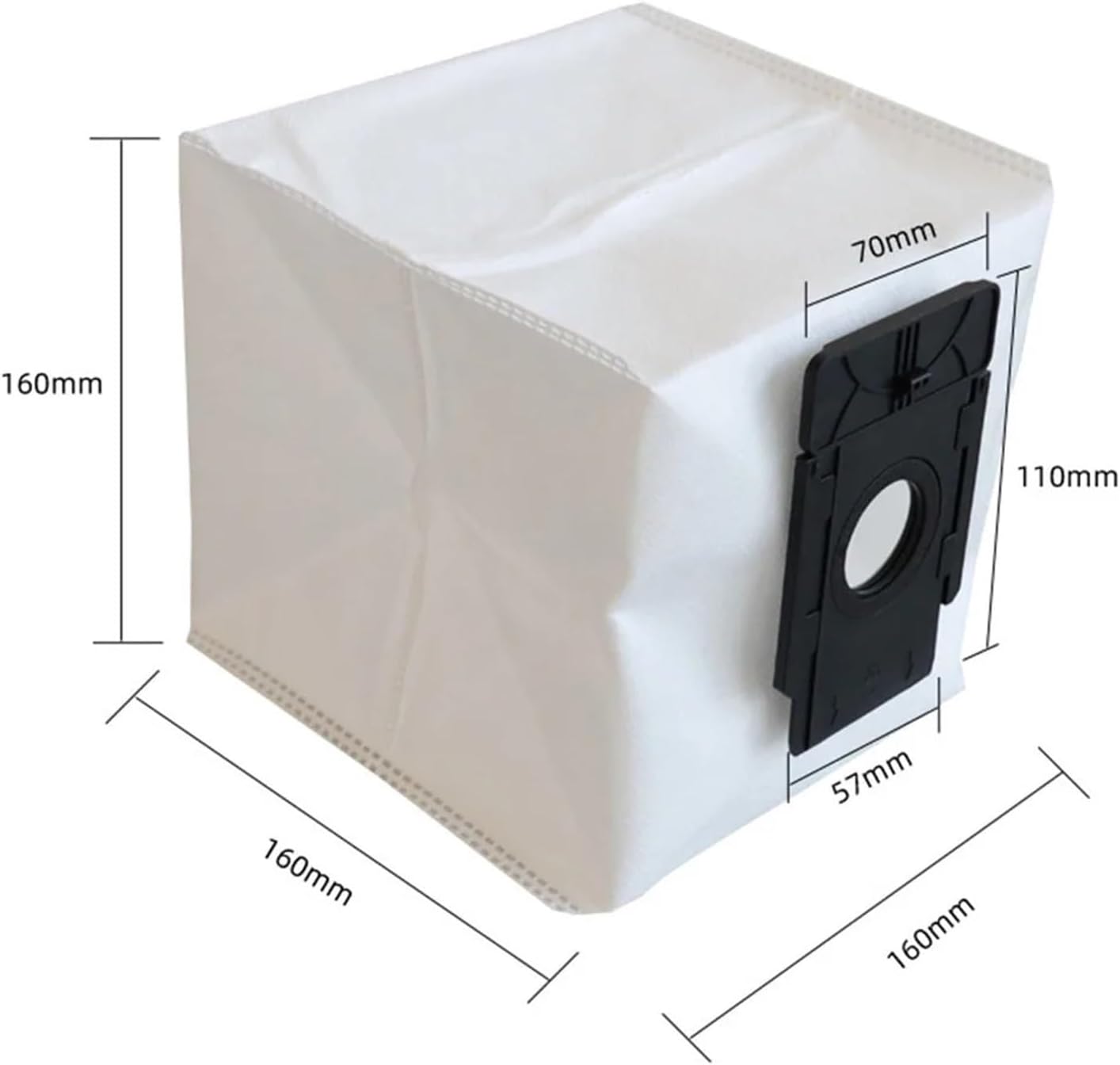 Compatible for MEDION X50 SW Beko VRR80214VB Series Vacuum Cleaner 6 10 or 20 Pack 3.3L Non-Woven Large Capacity Dust Bags(6 PACK)