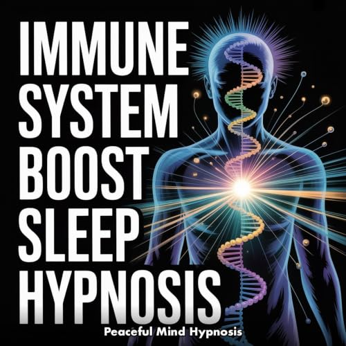 Diseño de la portada del título Immune System Boost Sleep Hypnosis