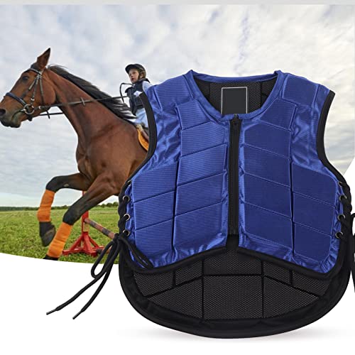 Colete Equestre Infantil, Colete Protetor de Equitação de Segurança Infantil Com Espuma Acolchoada p