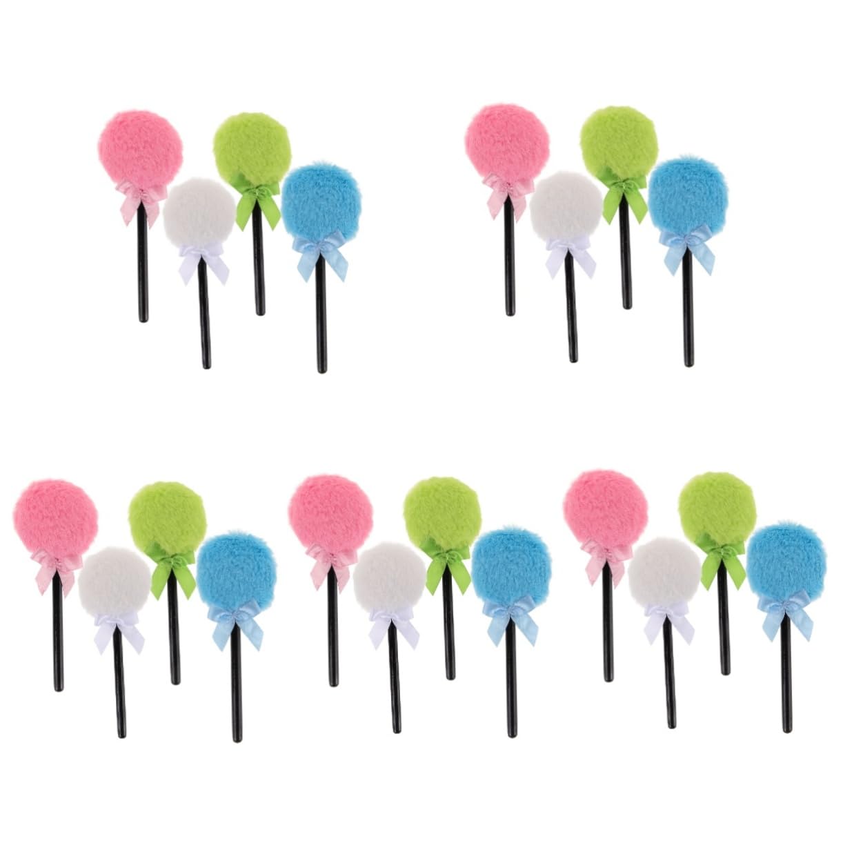 minkissy Lot De 5 Houppettes Pour Le Corps Douces Et Confortables Idéales Pour Les Voyages Sans Agressivité Pour La Peau Taille 4 Pièces X 5