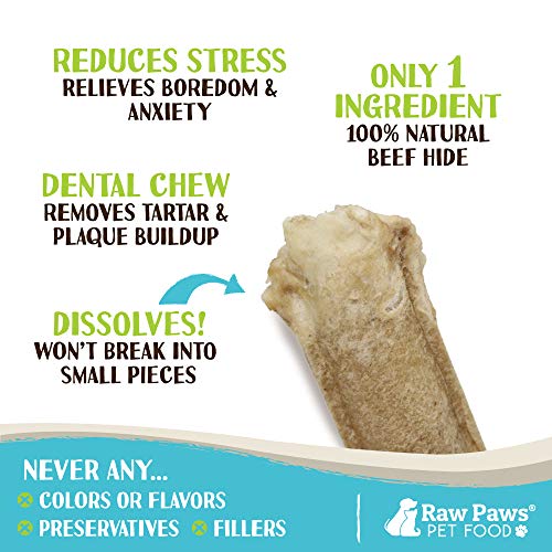 Raw Paws 5-Inch Compressed Rawhide Rolls For Dogs, 20-Ct - Packed In The Usa - Pressed Rawhides For Dogs - Free-Range Beef Dog Hide Chews - Natural Rawhide Dog Chew Sticks For Puppies & Small Dogs #TOP1
