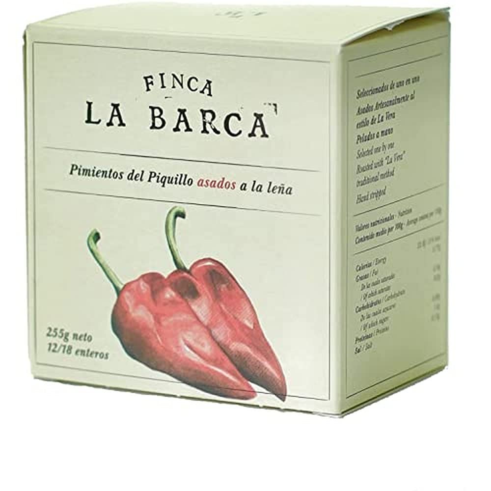 Finca La Barca Kit 3 pimientos del piquillo asados a la leña 255 gramos