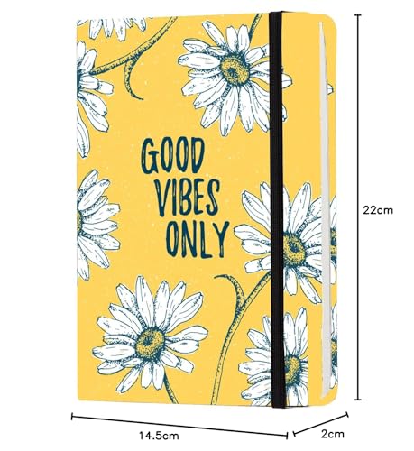 Image of COI A5 Designer Journal | Unruled Notebook | 80 Gsm Paper | Diary With Elastic Lock Closure