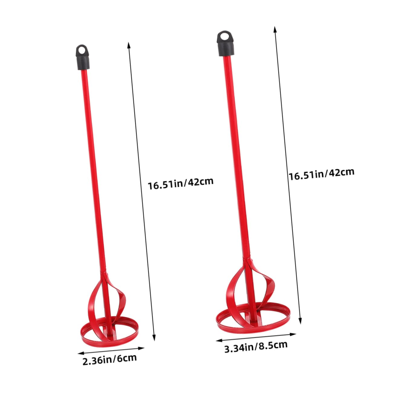 IWOWHERO Paint Stirrer Set Drill Paint Mixer Attachment Concrete Mixing Rod Easy Installation