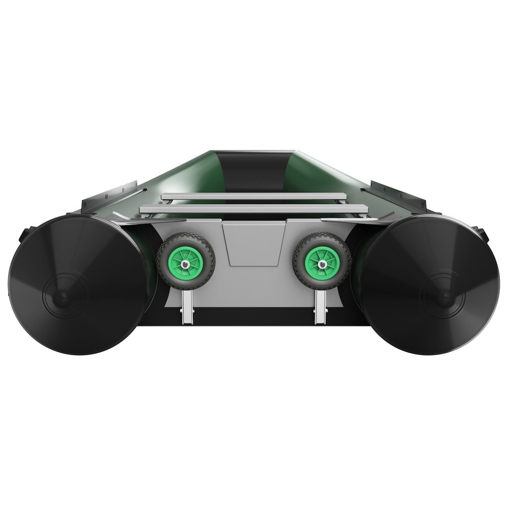 SUPROD Roues de halage Roues de Mise à l'eau pour annexes pour pneumatiques Pliable Utilisation d'une Seule Main Acier Inoxydable A4 HD200