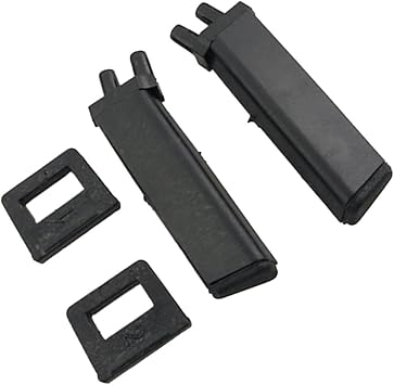 4pcs Foldable Landing Gear for E58 S168 JY019 RC Parts, Black, as described