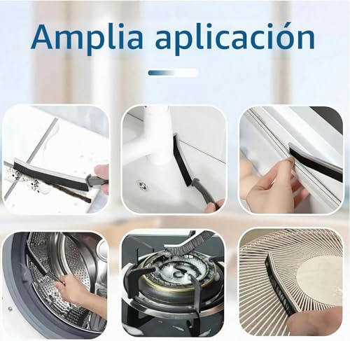 Miniatura 9 de Juego De 11 Cepillos De Limpieza De Hendiduras Cepillo De Limpieza De Grietas De Cerdas Duras, Cepillo Multifuncional Para El Hogar, Baño, Cocina, Riel De Ventana, Bañera, Vehículo, Grifos, Cuenco