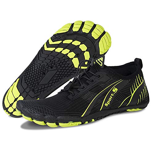 Image of Water Shoes for Men Barefoot Quick-Dry Aqua Sock Outdoor Athletic Sport Shoes for Kayaking, Boating, Hiking, Surfing, Walking