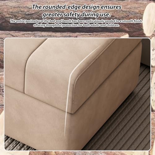 Banc d'entrée rectangle 70 cm avec rangement chaussures modèle G - 7