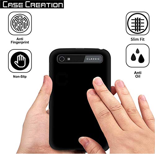 Image of Case Creation Back Cover For BlackBerry Q20 ( TPU|Carbon Black )