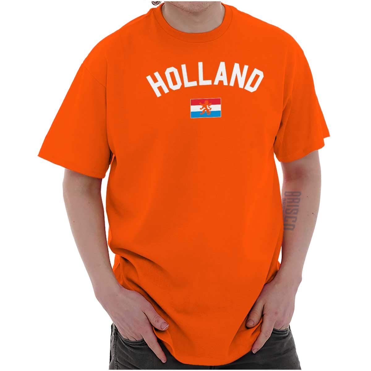 Brands Dutch Flag Holland Soccer Fan Pride Graphic T Shirt Men or Women