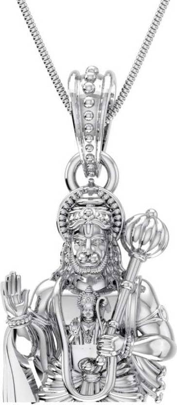 Medallón de plata pura Hanuman un símbolo ancestral de fuerza interior y protección espiritual