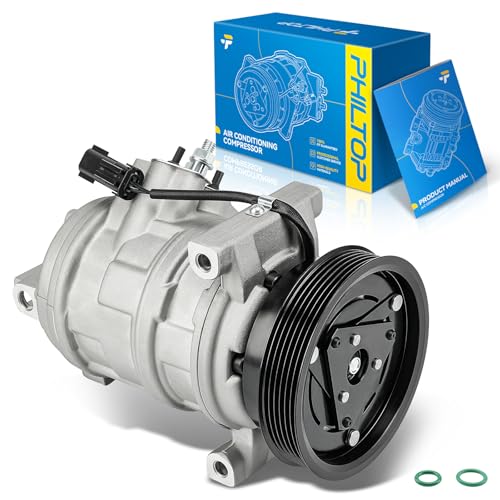 Image of PHILTOP 140182C Air Conditioner AC Compressor with Clutch for Chrysler 300 2005-2006 3.5L, Dodge Charger 2006 3.5L,Magnum 2005-2006 3.5Liter