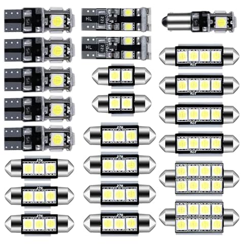 ZyFurn 23PCS LED Interior Car Bulbs Kit Cover