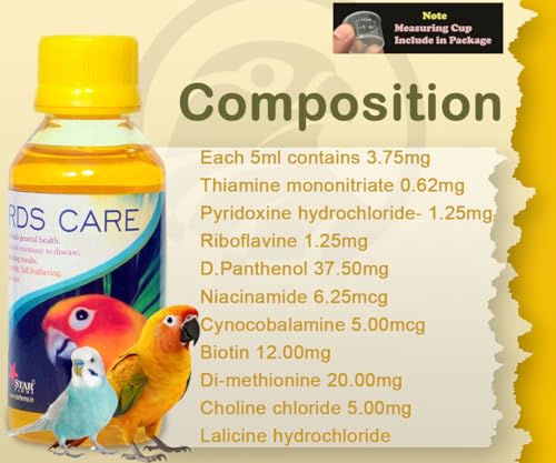 Image of Breed Formula for Birds, Protein & Vitamin Blend, Boosts Fertility & Egg Production, for Canaries, Parrots & Cockatiels, 100ml (Birds Health Care)
