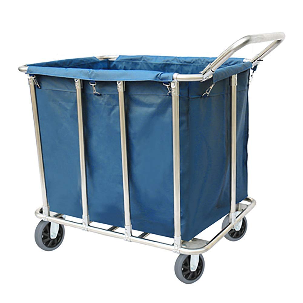 Carrello Riciclaio Veicoli Multifunzione Portatile, Heavy Duty Lavanderia Sorter Carrello con Maniglia e Borse Rimovibili, Servizio Di Pulizia Hotel Carrello su Ruote,Stile 3