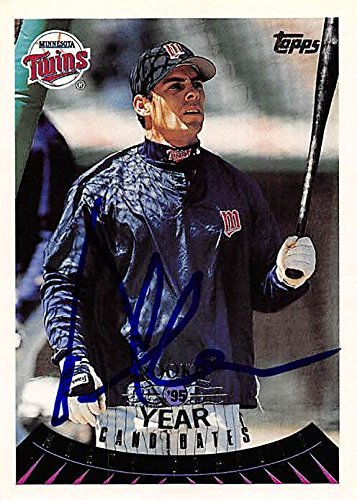 Autograph Warehouse 245216 Marty Cordova Autographed Baseball Card - Minnesota Twins 1995 Topps Rookie - No. 45T