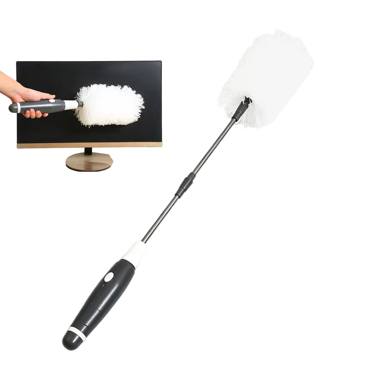 Spazzola Elettrica per Polvere In Microfibra Senza Fili Regolabile Con | Spazzola Elettrica Per Polvere E Sporco Per Mobili, Ventilatore a Soffitto, Davanzale, Scale, Camera da