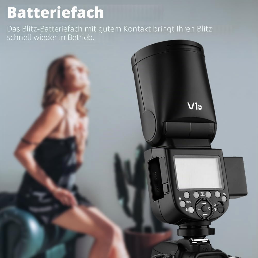 Godox V1 Batterie VB26 VB26A VB26B 7,2 V/2980mAh Li-Ionen Akku für Godox V1 V1PRO Blitz und V860III V860III-S V860III-C V860III-N V860III-O V860III-F V850III