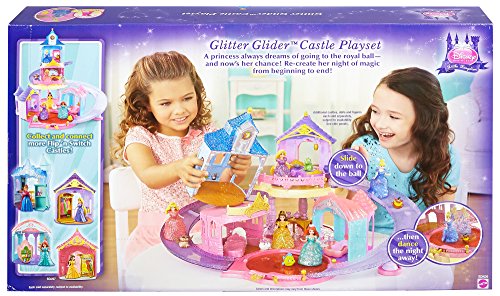 glitter glider castle playset