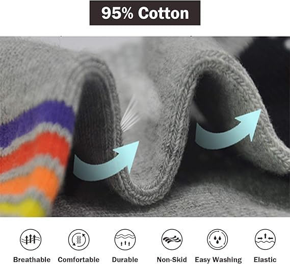 CUTEABLY Cutealby Boy Anti Skid Socks (6-7 YEAR, 5) - Image 2 thumbnail