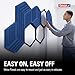 Elgato Wave Panels Starter Set (Blue) - 6 acoustic treatment panels, dual density foam, proprietary EasyClick frames, modular design, easy setup and removal