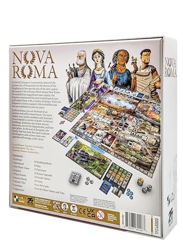 Nova Roma: El emperador Constantino construye el nuevo Imperio romano - Juego de mesa de estrategia miniatura 2