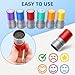 6pcs Rubber Teacher Stamps for Grading, Self-Inking, Office Stationery Stamps, Vibrant Colors, Best Homework Stamps, Encouraging Classroom Comments(Smiley Stamps)