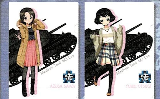 Amazon.co.jp: 澤梓 宇津木優季 A4クリアファイル 2枚セット 一