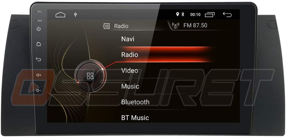 hizpo 9" Android 10 Car Video Audio Multimedia GPS Player Car Radio for BMW 5 Series E39 X5 E53 M5 7 Series E38