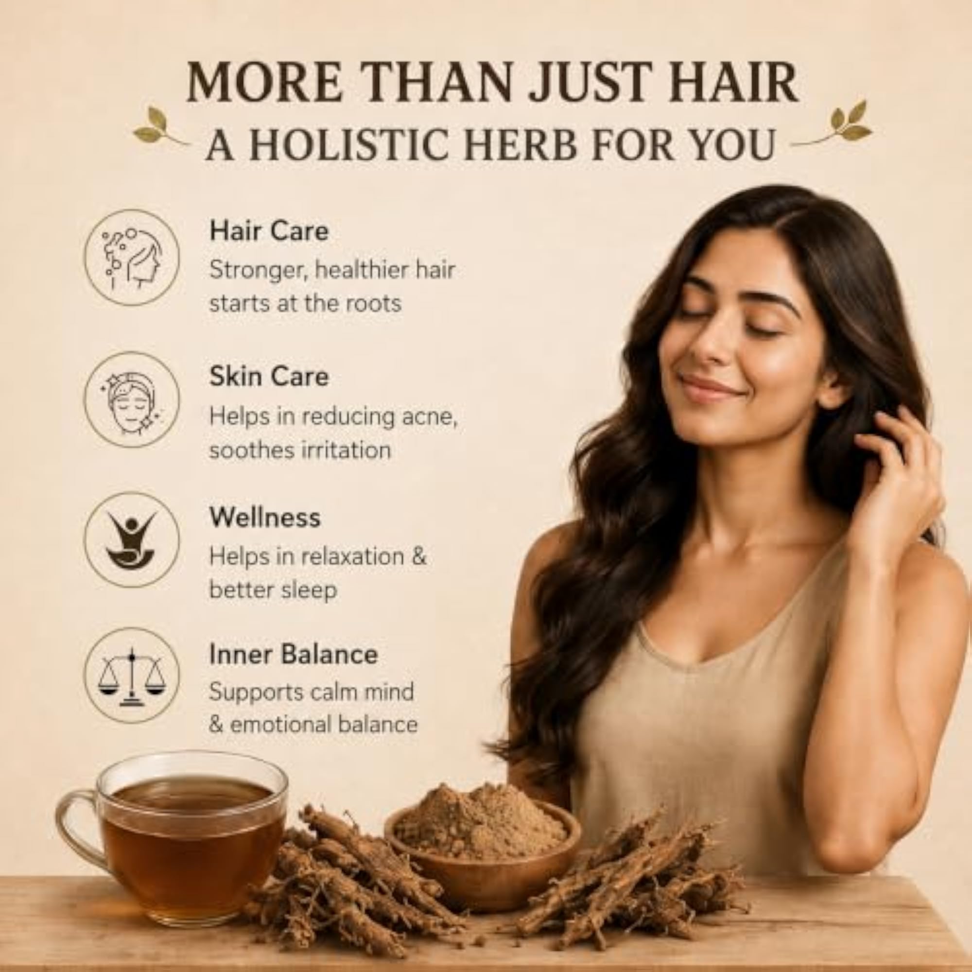 Jatamansi Powder for Hair Growth, 200 gm