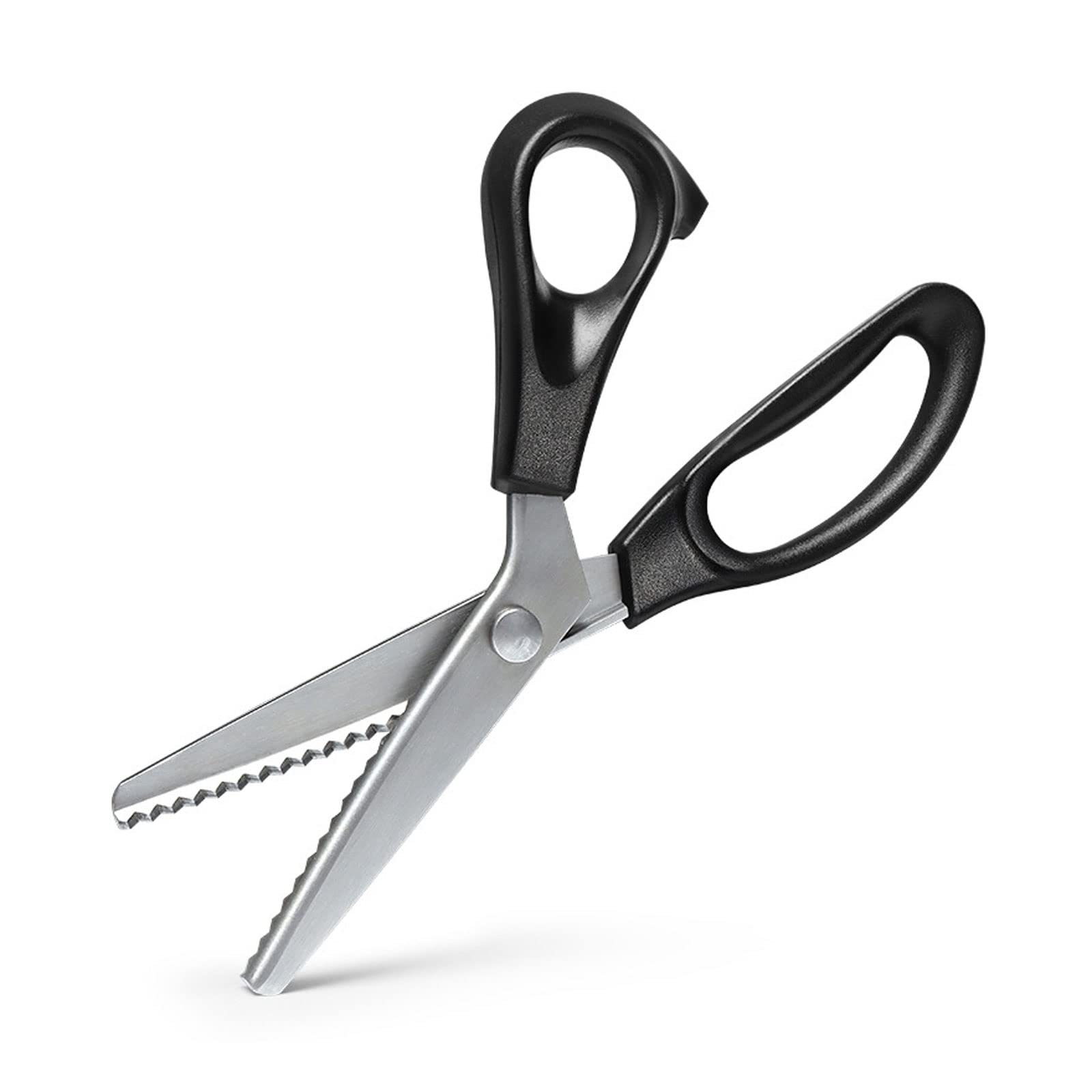 Tijeras de Acero para el hogar, Mango cómodo, artesanías Profesionales, Corte en Zig Zag, Tijeras para Coser Tela