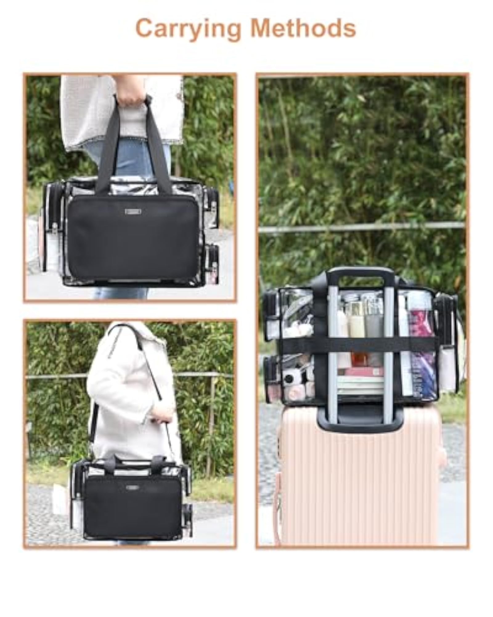 Clear Makeup Bag Extra Large Makeup Artist Set Bag
