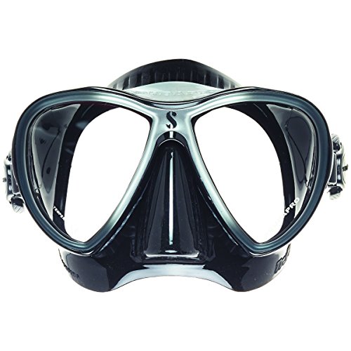 Scubapro Synergy 2 Twin Scuba Diving Mask (Black/Silver)