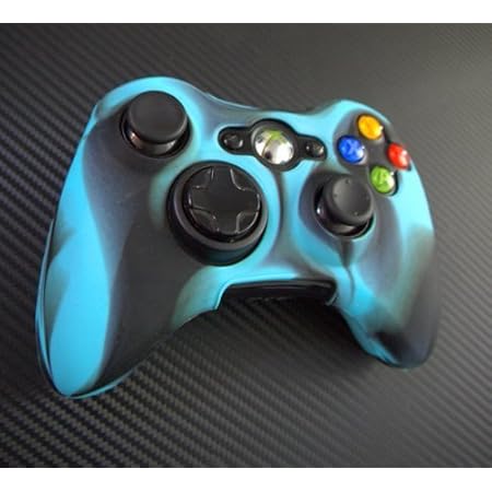 Amazon Com One Piece 1x For Xbox 360 Remote Controller Silicon Protective Skin Case Cover Blue Black Mix Video Games Amazon Com One Piece 1x For Xbox 360 Remote Controller Silicon Protective Skin Case Cover Blue Black Mix Video Games