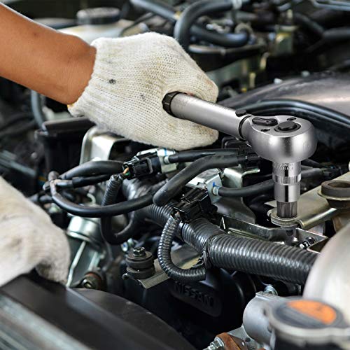 Rimkolo 92-Piece Bit Socket Set,1/4",3/8"And 1/2" Drive Torx/Tamper Proof Torx/Hex Sae & Metric Bit Set,S2 Steel Bits #TOP6