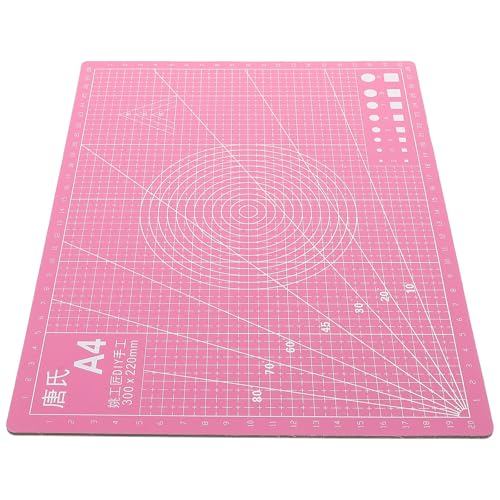 Parliky Tapete de Corte A4 de PVC Doble Cara Almohadilla para Manualidades y Grabado Tabla de Corte para Papel y Costura Base Ligera y Resistente para Proyectos Artísticos